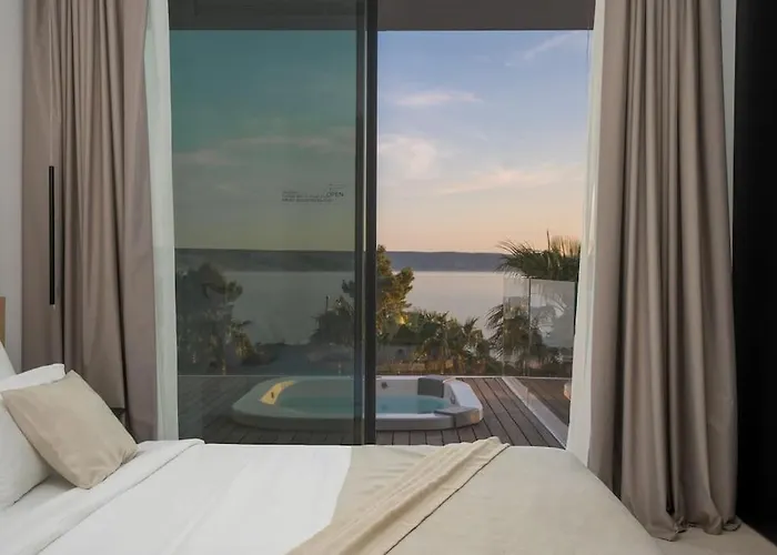 Βίλα Exclusive Calma I - Heated Pool&spa Sea View *